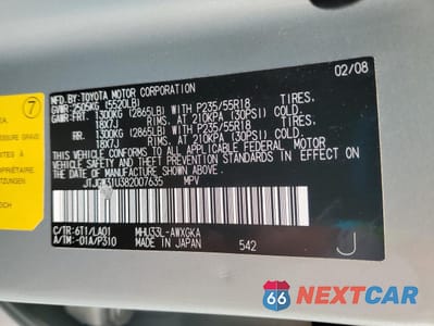 Zdjęcie 13 z 13 samochodu: 2008 LEXUS RX 400H VIN:JTJGW31U382007635 - miniatura