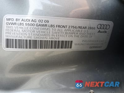 Zdjęcie 12 z 12 samochodu: 2009 AUDI A6 PREMIUM PLUS VIN:WAUNG74F09N040729 - miniatura