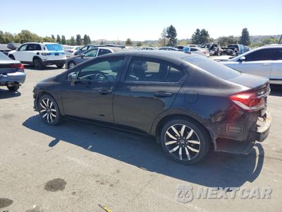 Drugie zdjęcie samochodu z przodu: 2015 HONDA CIVIC EXL VIN:19XFB2F97FE278013 - miniatura