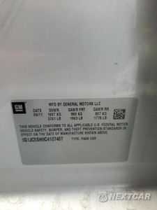 Zdjęcie 12 z 12 samochodu: 2012 CHEVROLET SONIC LT VIN:1G1JC5SH9C4107467 - miniatura