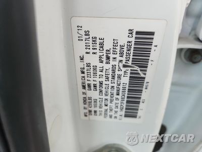 Zdjęcie 12 z 12 samochodu: 2012 HONDA ACCORD SE VIN:1HGCP2F66CA068612 - miniatura