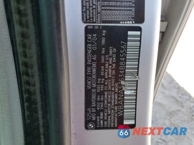 Zdjęcie 12 z 12 samochodu: 2004 BMW 525 I VIN:WBANA53534B845567 - miniatura