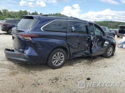 Trzecie zdjęcie samochodu z tyłu: 2023 TOYOTA SIENNA XLE VIN:5TDYRKEC0PS156828 - miniatura