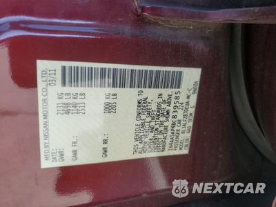 Zdjęcie 12 z 14 samochodu: 2011 NISSAN MAXIMA S VIN:1N4AA5AP4BC839585 - miniatura