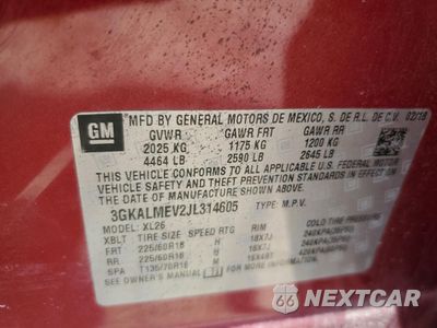 Zdjęcie 13 z 15 samochodu: 2018 GMC TERRAIN SLE VIN:3GKALMEV2JL314605 - miniatura