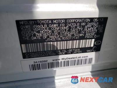 Zdjęcie 12 z 12 samochodu: 2013 LEXUS GS 350 VIN:JTHCE1BL9D5017141 - miniatura