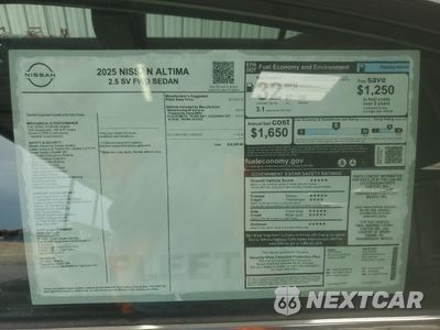Zdjęcie 12 z 13 samochodu: 2025 NISSAN ALTIMA SV VIN:1N4BL4DV9SN400132 - miniatura