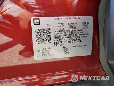 Zdjęcie 13 z 14 samochodu: 2025 CHEVROLET TRAX 1LT VIN:KL77LHEP0SC036747 - miniatura