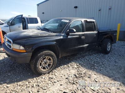 2004 DODGE DAKOTA QUAD SPORT 1D7HG38KX4S739706 - główne zdjęcie licytacji z USA - miniatura