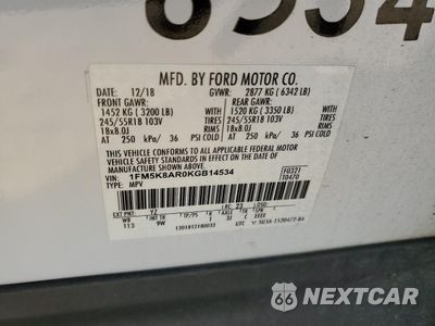 Zdjęcie 14 z 15 samochodu: 2019 FORD EXPLORER POLICE INTERCEPTOR VIN:1FM5K8AR0KGB14534 - miniatura