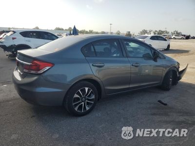Trzecie zdjęcie samochodu z tyłu: 2013 HONDA CIVIC EXL VIN:19XFB2F97DE011984 - miniatura