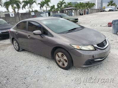 Czwarte zdjęcie samochodu z boku: 2014 HONDA CIVIC LX VIN:19XFB2F50EE029340 - miniatura