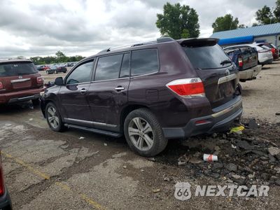 Drugie zdjęcie samochodu z przodu: 2012 TOYOTA HIGHLANDER LIMITED VIN:5TDDK3EH2CS095979 - miniatura