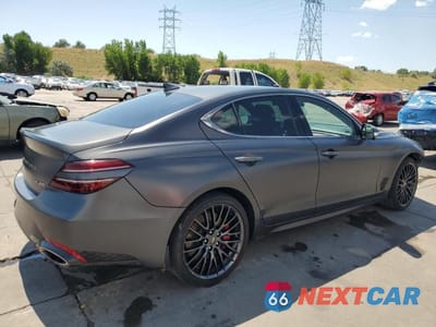 Trzecie zdjęcie samochodu z tyłu: 2022 GENESIS G70 LAUNCH EDITION VIN:KMTG14TE9NU081415 - miniatura
