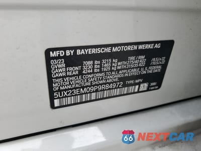 Zdjęcie 13 z 15 samochodu: 2023 BMW X7 XDRIVE40I VIN:5UX23EM09P9R84972 - miniatura