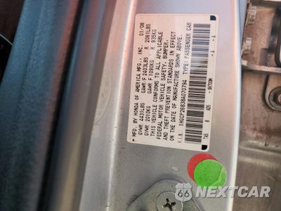 Zdjęcie 13 z 13 samochodu: 2008 HONDA ACCORD VIN:1HGCP26838A070794 - miniatura