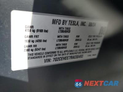 Zdjęcie 12 z 14 samochodu: 2024 TESLA CYBERTRUCK VIN:7G2CEHEE7RA030493 - miniatura