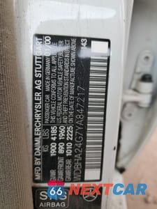 Zdjęcie 12 z 12 samochodu: 2000 MERCEDES-BENZ C 230 VIN:WDBHA24G7YA847217 - miniatura