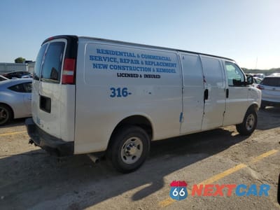 Trzecie zdjęcie samochodu z tyłu: 2014 CHEVROLET EXPRESS G2500 VIN:1GCWGGFA7E1166550 - miniatura