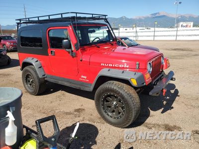 Czwarte zdjęcie samochodu z boku: 2005 JEEP WRANGLER / TJ UNLIMITED RUBICON VIN:1J4FA64S85P343718 - miniatura