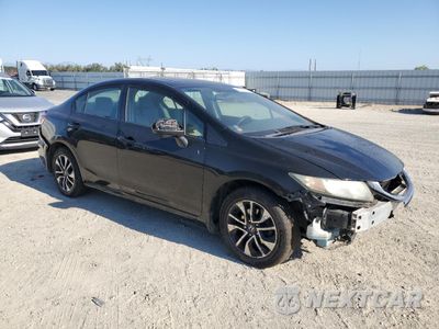 Czwarte zdjęcie samochodu z boku: 2015 HONDA CIVIC EX VIN:19XFB2F8XFE024870 - miniatura