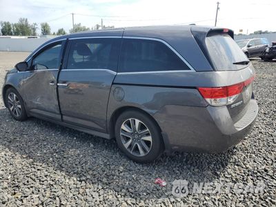 Drugie zdjęcie samochodu z przodu: 2015 HONDA ODYSSEY TOURING VIN:5FNRL5H9XFB117948 - miniatura