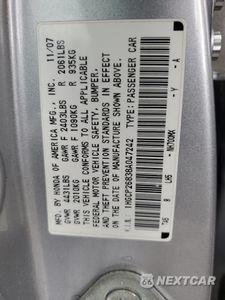 Zdjęcie 12 z 12 samochodu: 2008 HONDA ACCORD EXL VIN:1HGCP26838A047242 - miniatura