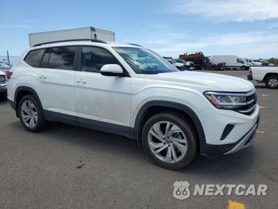 Czwarte zdjęcie samochodu z boku: 2023 VOLKSWAGEN ATLAS SE VIN:1V2WR2CA2PC509949 - miniatura