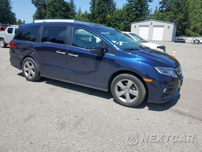 Czwarte zdjęcie samochodu z boku: 2019 HONDA ODYSSEY EXL VIN:5FNRL6H78KB000190 - miniatura