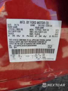 Zdjęcie 12 z 12 samochodu: 2016 FORD EDGE TITANIUM VIN:2FMPK3K93GBB58990 - miniatura