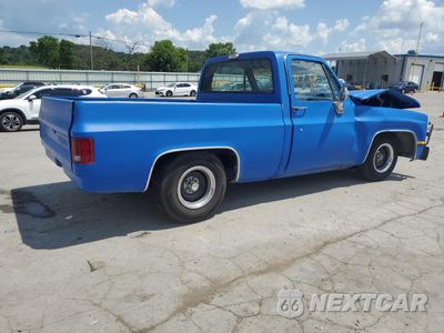 Trzecie zdjęcie samochodu z tyłu: 1984 CHEVROLET C10 VIN:2GCDC14H0E1204209 - miniatura