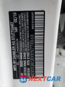Zdjęcie 12 z 12 samochodu: 2019 MERCEDES-BENZ CLA 250 4MATIC VIN:WDDSJ4GBXKN774868 - miniatura