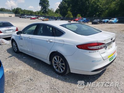 Drugie zdjęcie samochodu z przodu: 2017 FORD FUSION SE HYBRID VIN:3FA6P0LU6HR400750 - miniatura