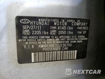 Zdjęcie 12 z 14 samochodu: 2012 HYUNDAI ELANTRA TOURING GLS VIN:KMHDC8AE1CU136700 - miniatura