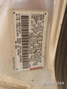 Zdjęcie 12 z 12 samochodu: 1996 TOYOTA CAMRY DX VIN:JT2BG12K3T0418235 - miniatura