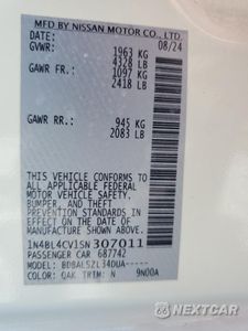 Zdjęcie 13 z 14 samochodu: 2025 NISSAN ALTIMA SR VIN:1N4BL4CV1SN307011 - miniatura