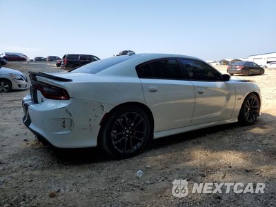 Trzecie zdjęcie samochodu z tyłu: 2021 DODGE CHARGER SCAT PACK VIN:2C3CDXGJ2MH584447 - miniatura