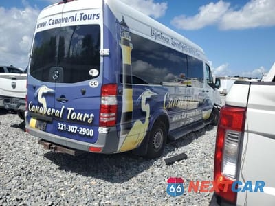 Trzecie zdjęcie samochodu z tyłu: 2017 MERCEDES-BENZ SPRINTER 2500 VIN:WD4PE8CD3HP553358 - miniatura