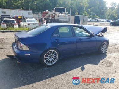 Trzecie zdjęcie samochodu z tyłu: 2001 LEXUS IS 300 VIN:JTHBD182610023050 - miniatura