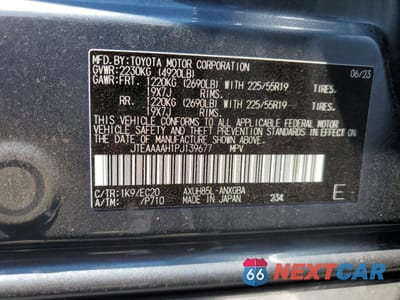 Zdjęcie 13 z 16 samochodu: 2023 TOYOTA VENZA LE VIN:JTEAAAAH1PJ139677 - miniatura