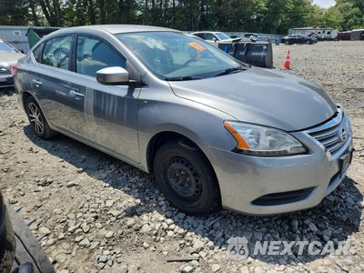 Czwarte zdjęcie samochodu z boku: 2014 NISSAN SENTRA S VIN:3N1AB7AP3EL686003 - miniatura