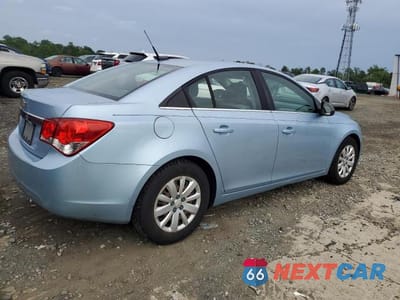 Trzecie zdjęcie samochodu z tyłu: 2011 CHEVROLET CRUZE LS VIN:1G1PC5SH3B7286855 - miniatura