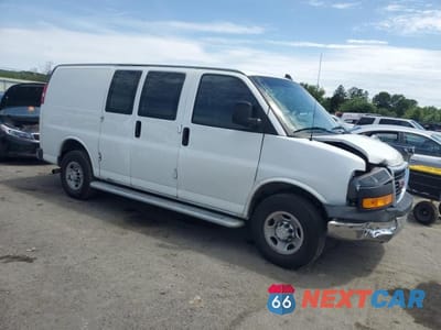 Czwarte zdjęcie samochodu z boku: 2021 GMC SAVANA G2500 VIN:1GTW7AFP3M1307128 - miniatura