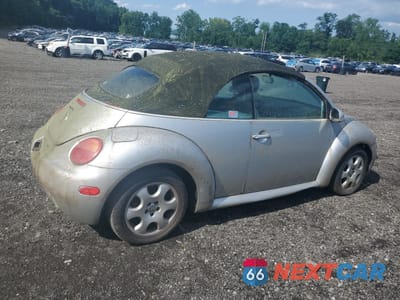 Trzecie zdjęcie samochodu z tyłu: 2003 VOLKSWAGEN NEW BEETLE GLS VIN:3VWCK21Y03M310767 - miniatura