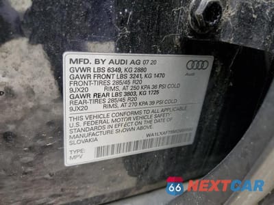 Zdjęcie 14 z 14 samochodu: 2021 AUDI Q7 PREMIUM PLUS VIN:WA1LXAF79MD000560 - miniatura
