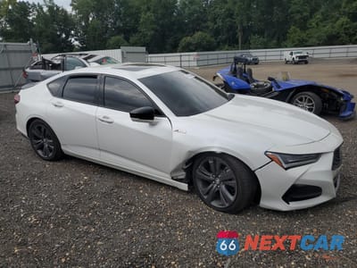 Czwarte zdjęcie samochodu z boku: 2023 ACURA TLX TECH A VIN:19UUB5F58PA001298 - miniatura