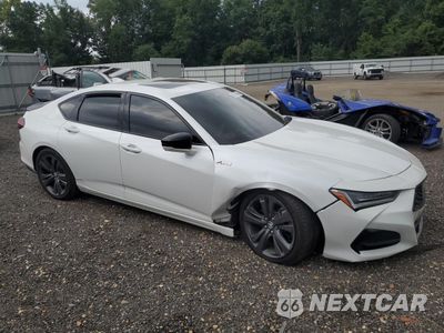 Czwarte zdjęcie samochodu z boku: 2023 ACURA TLX TECH A VIN:19UUB5F58PA001298 - miniatura