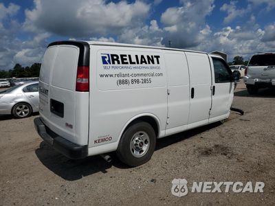 Trzecie zdjęcie samochodu z tyłu: 2023 GMC SAVANA G2500 VIN:1GTW7AFP4P1173900 - miniatura