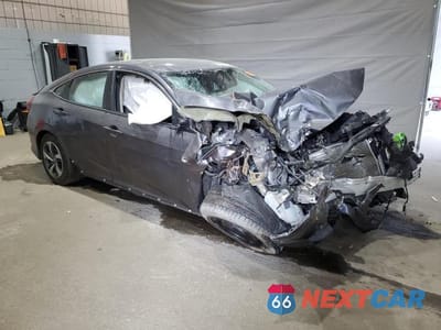 Czwarte zdjęcie samochodu z boku: 2019 HONDA CIVIC LX VIN:2HGFC2F69KH589946 - miniatura