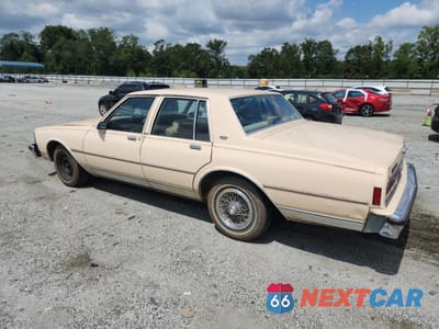 Drugie zdjęcie samochodu z przodu: 1988 CHEVROLET CAPRICE CLASSIC VIN:1G1BN51HXJR213443 - miniatura